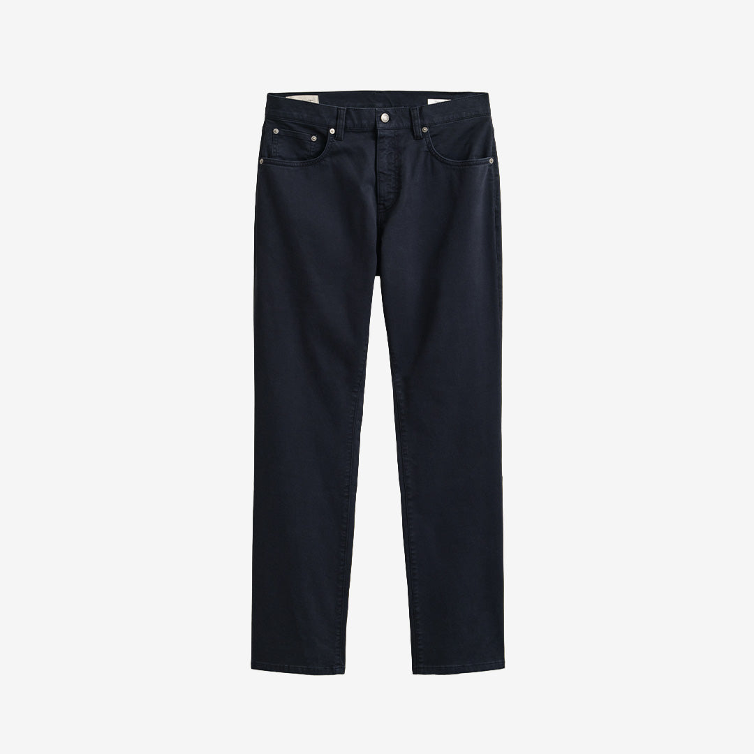 Reg desert jeans i evening blue, denim med stretch