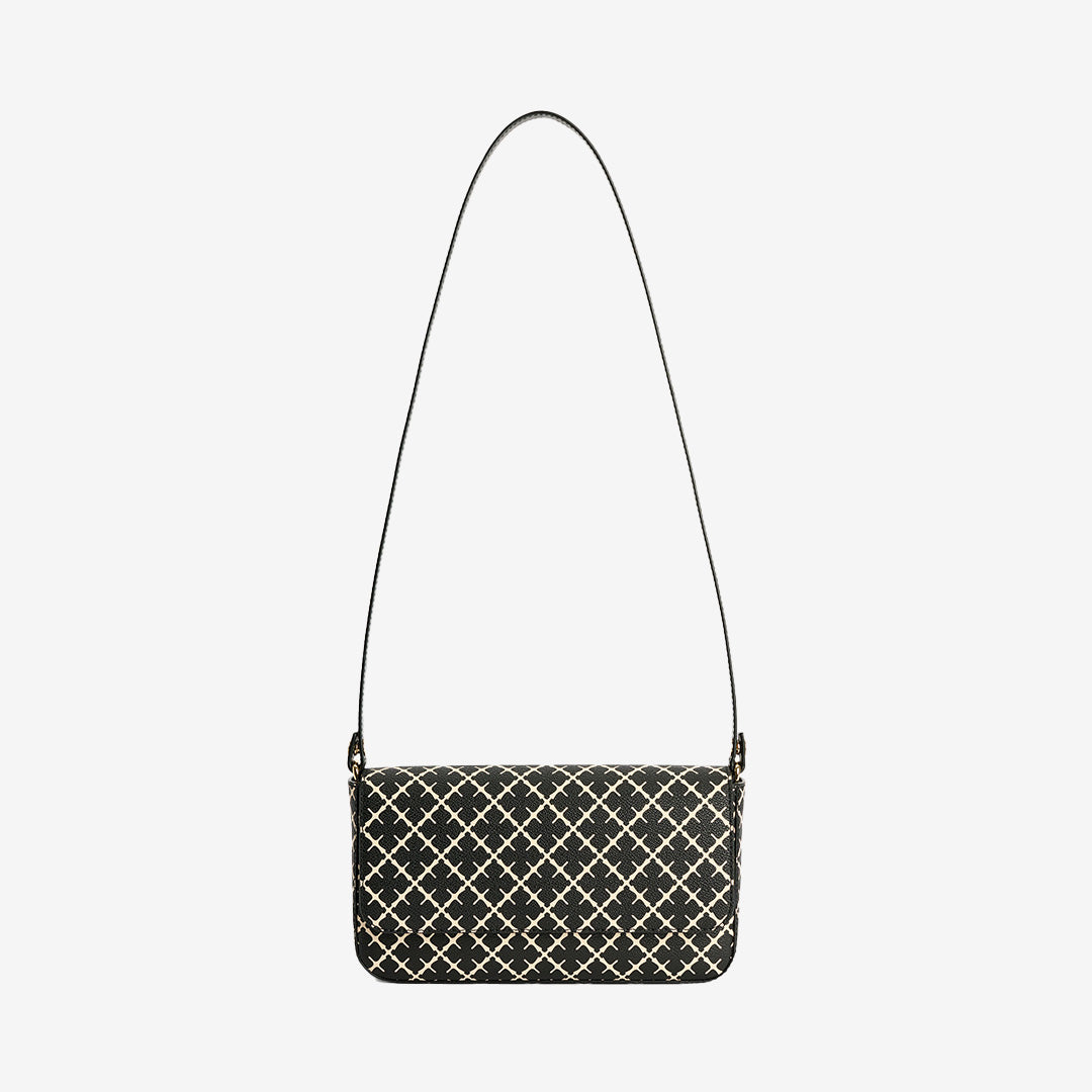 Väska i färgen Black tillverkad i 100% polyvinylklorid med elegant design.