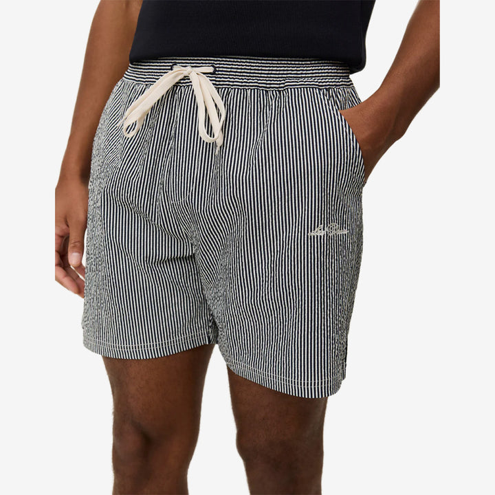 Stan Stripe Seersucker Swim Shorts