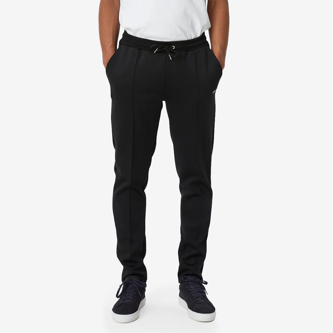 Svarta Les Deux Ballier Track Pants med pressveck och modern tracksuit-look