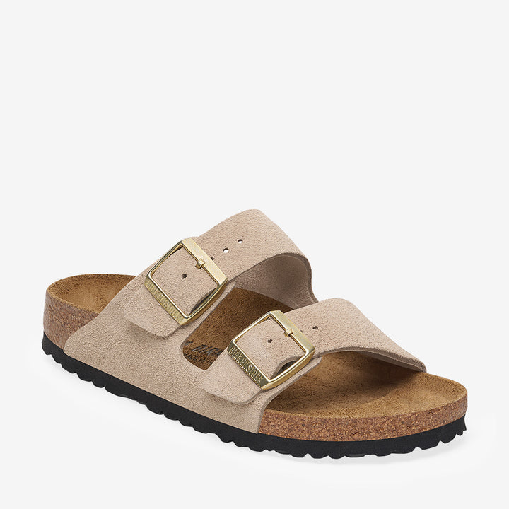 Sandcastle Arizona LEVE-sandal i mocka och läder med EVA-sula och korkfotbädd, modell 1029260