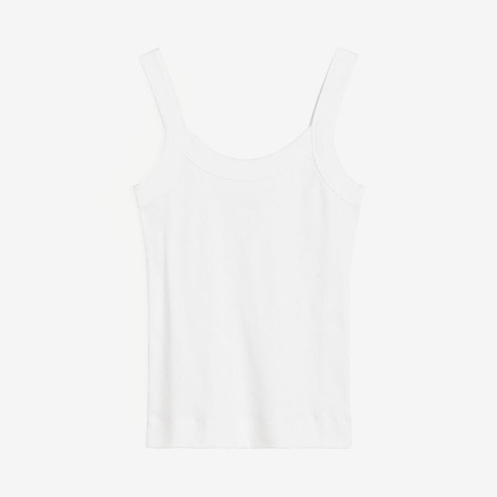 By Malene Birger Frillio tank top dam Pure White