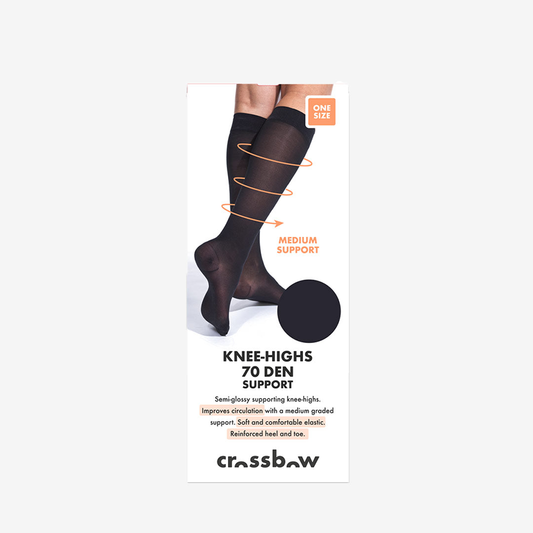 LADIES KNEE HIGH SUPPORT 70DEN