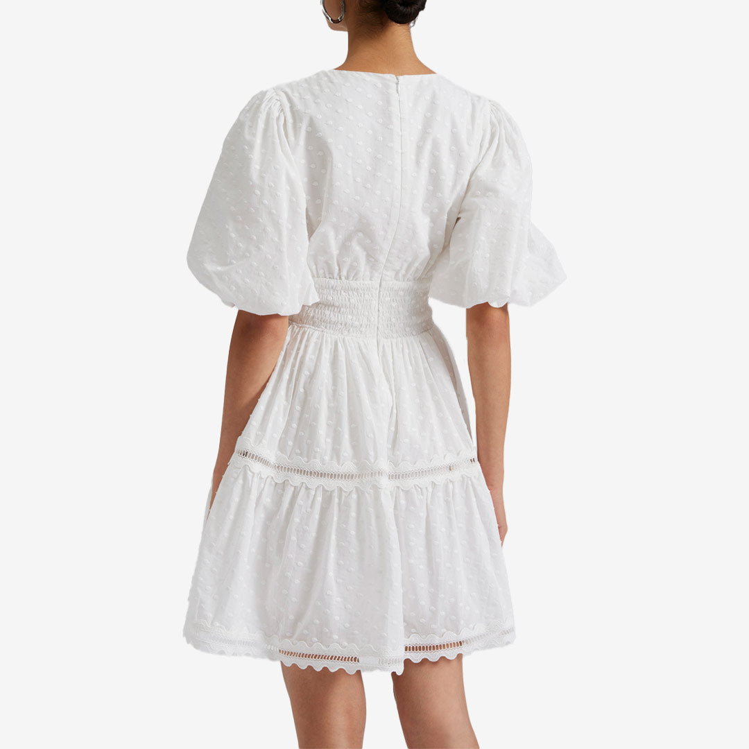 Elvira v-neck mini dress