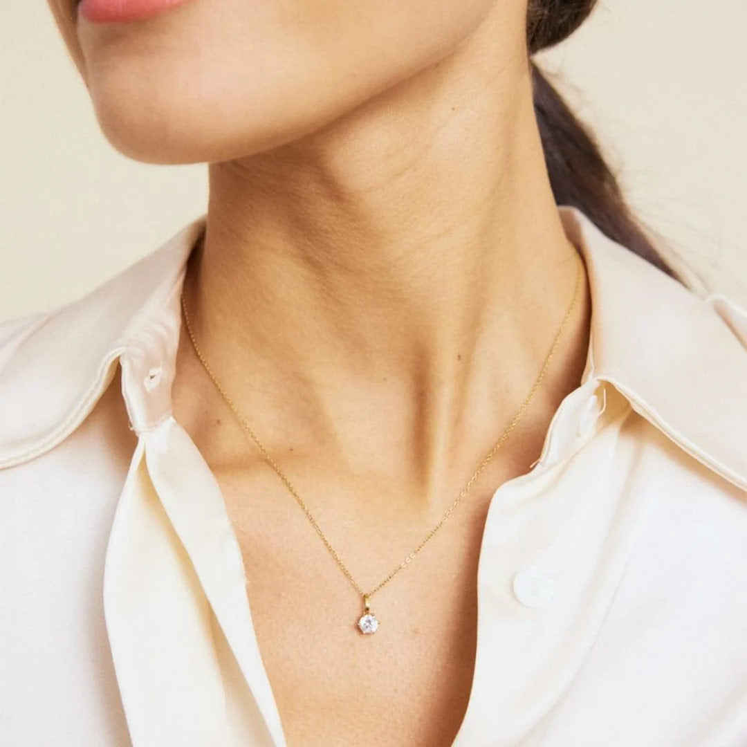 Crown Necklace Gold