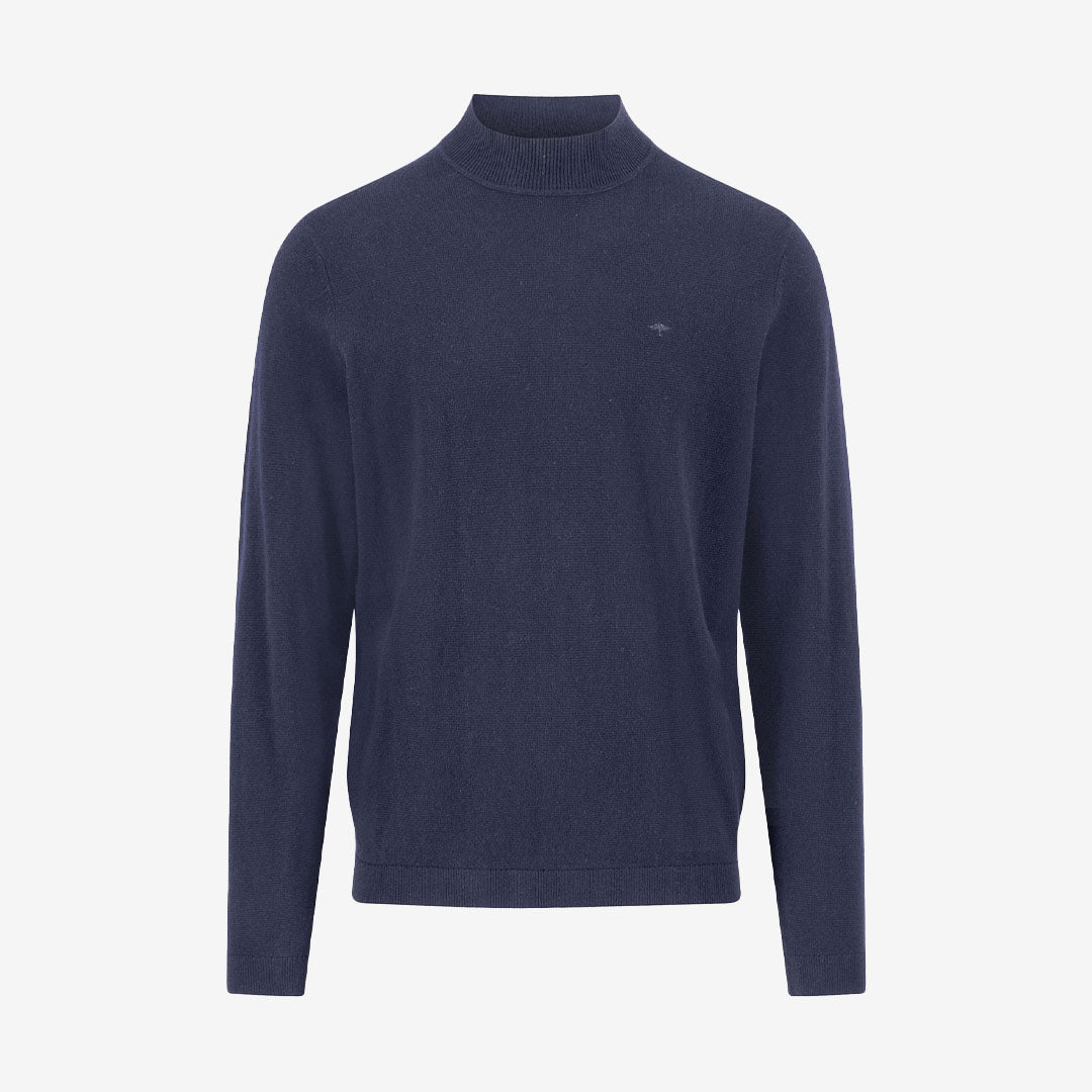 Mock-Neck, Winter Air Cotton