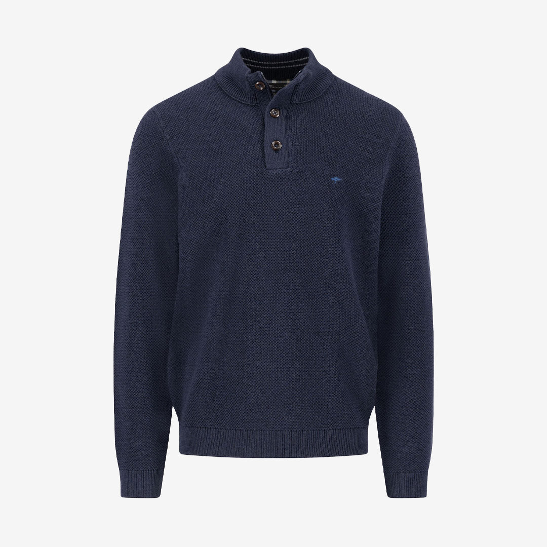 Buttoned Troyer, Cotton Wool*RWS