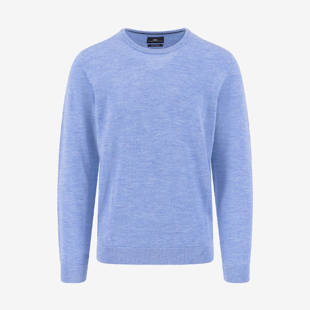 O-Neck, Merino, modern fit*RWS