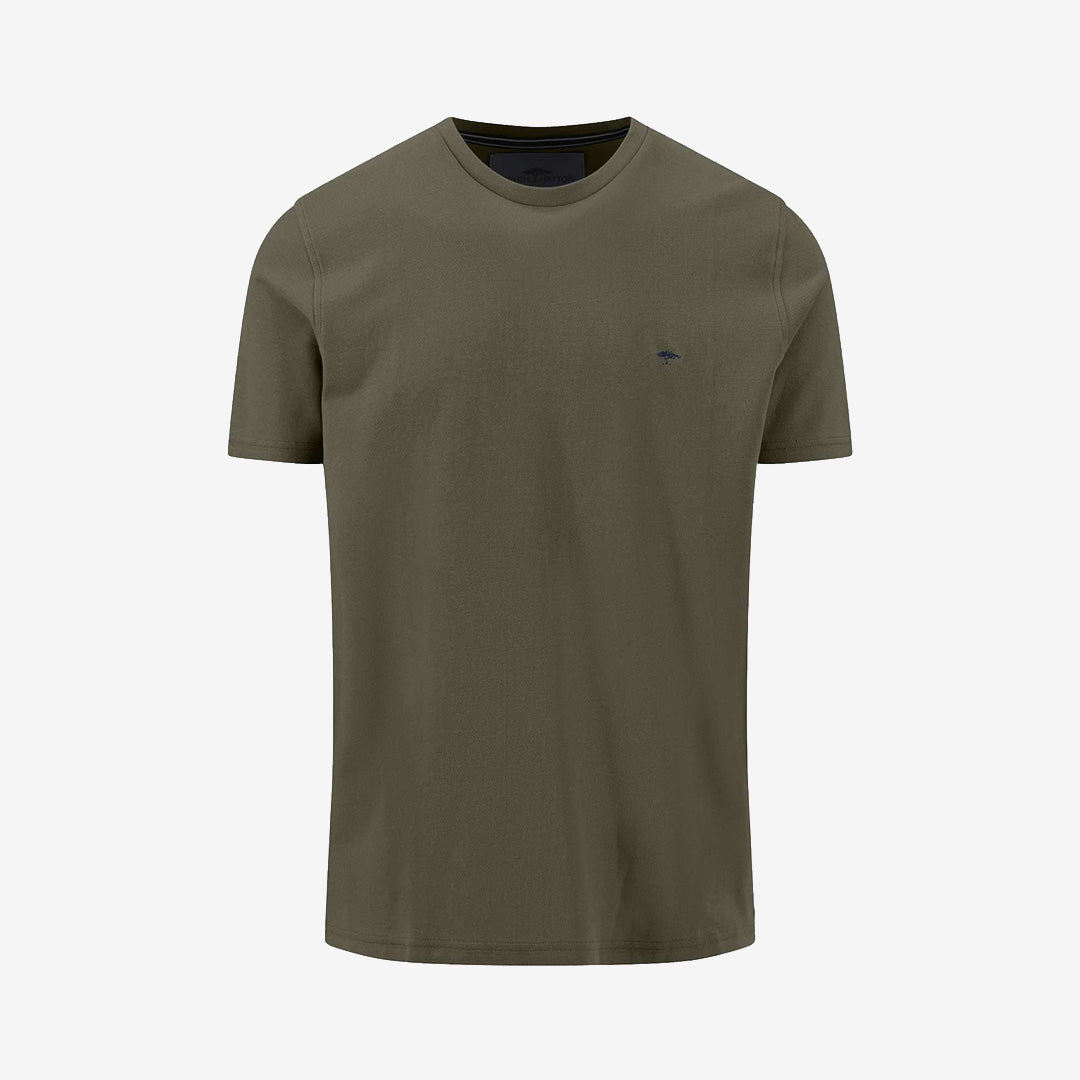 Fynch-Hatton Premium Cotton T-shirt dark khaki
