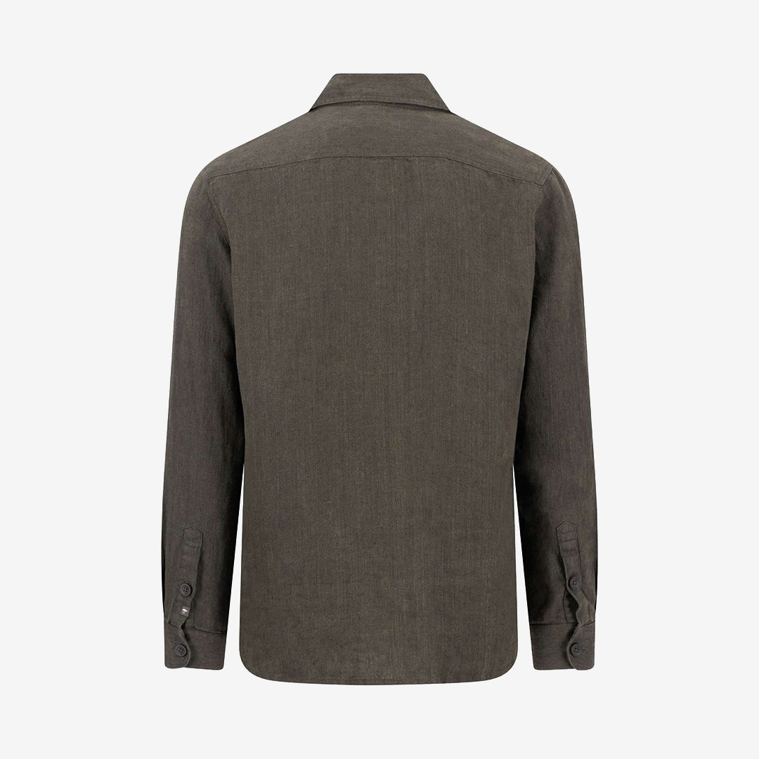 Herringbone Linen Overshirt