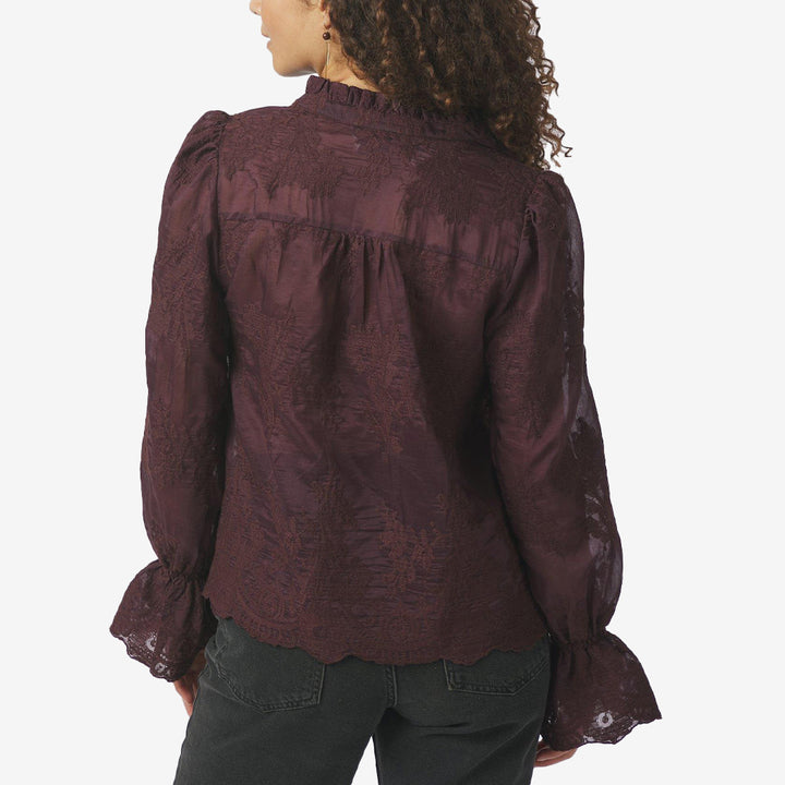 Amara Big Embroidery Blouse