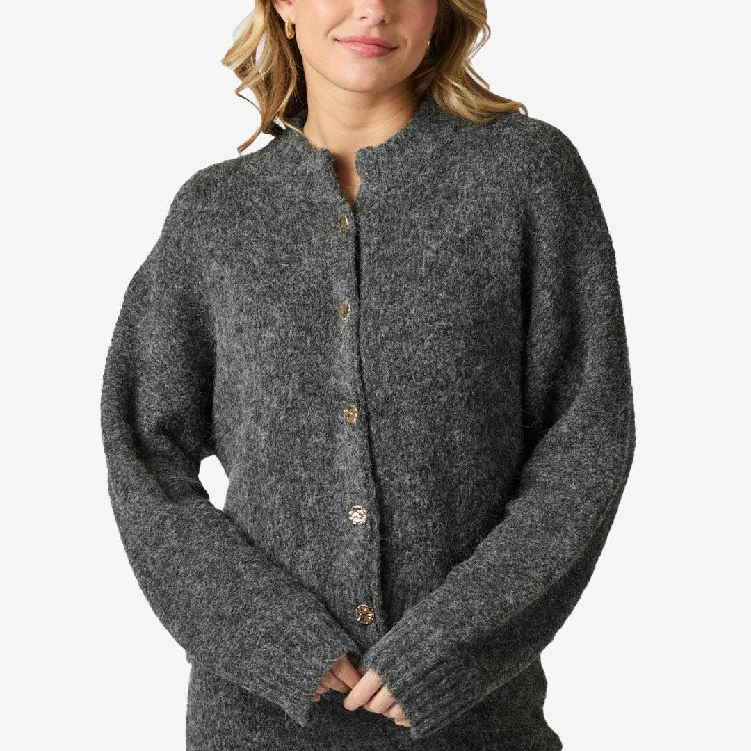Taura Fluffy Knit Cardigan