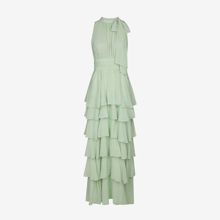 Marli Solid Chiffon Dress