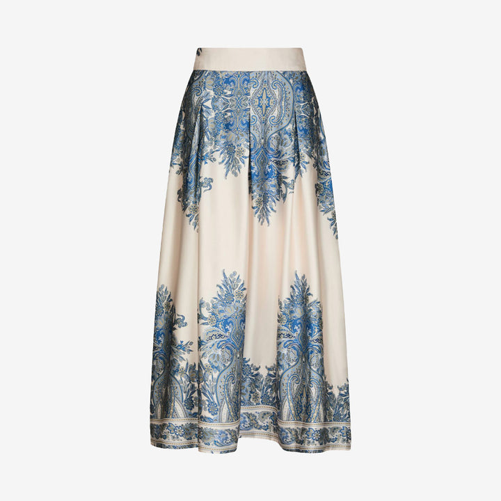 Lenni Paisley Border Skirt