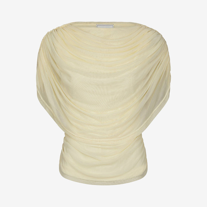 Cottuna Drapy Mesh Top