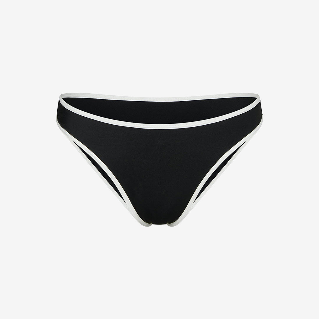 Jovita Solid Contrast Bikini Brief