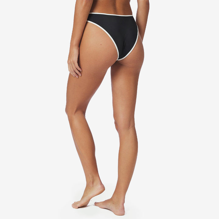 Jovita Solid Contrast Bikini Brief