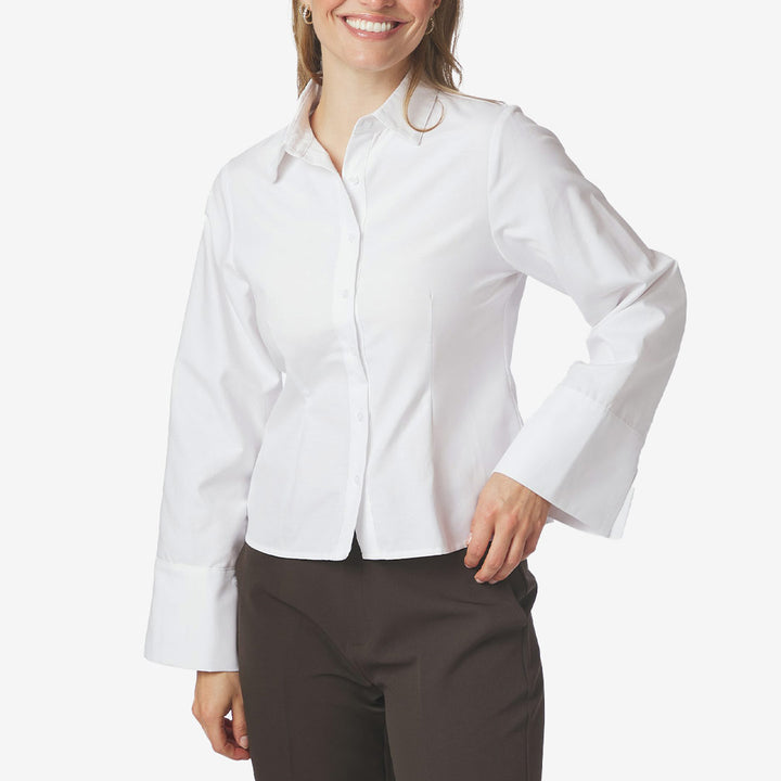 Neo Noir Rosa Oxford Shirt dam White 168083