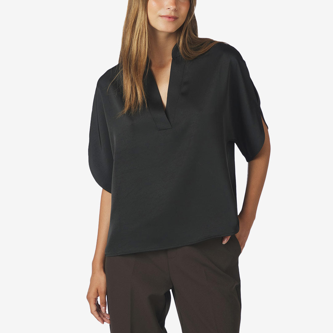Anelle Heavy Sateen Blouse