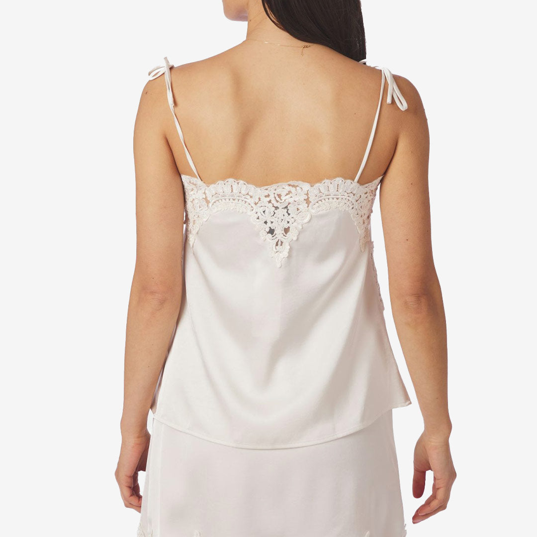 Kaela Heavy Sateen Lace Top