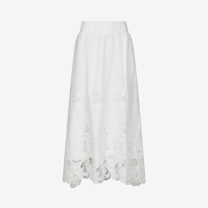 Yara Long Emb Skirt