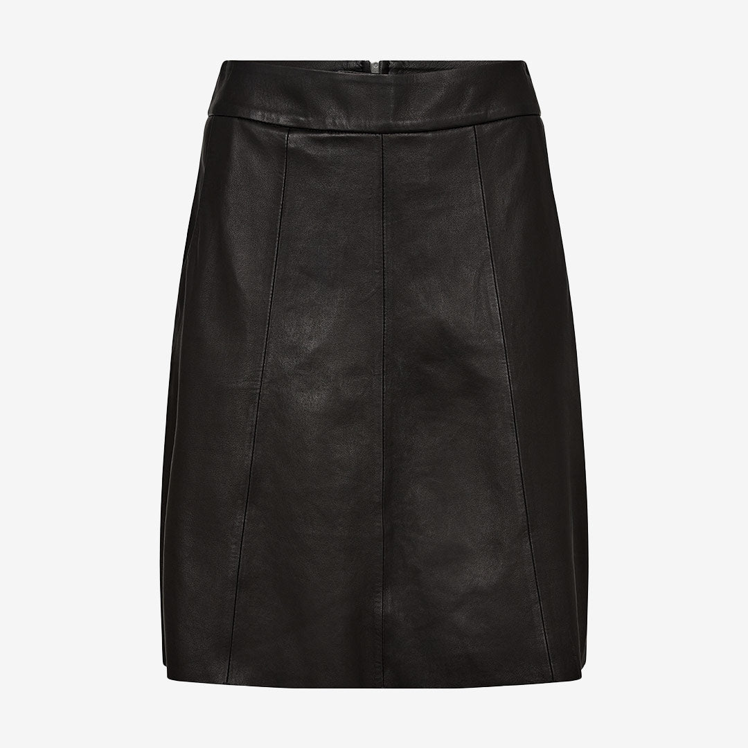 Mos Mosh MMAdalyn Leather Skirt dam Black 168860