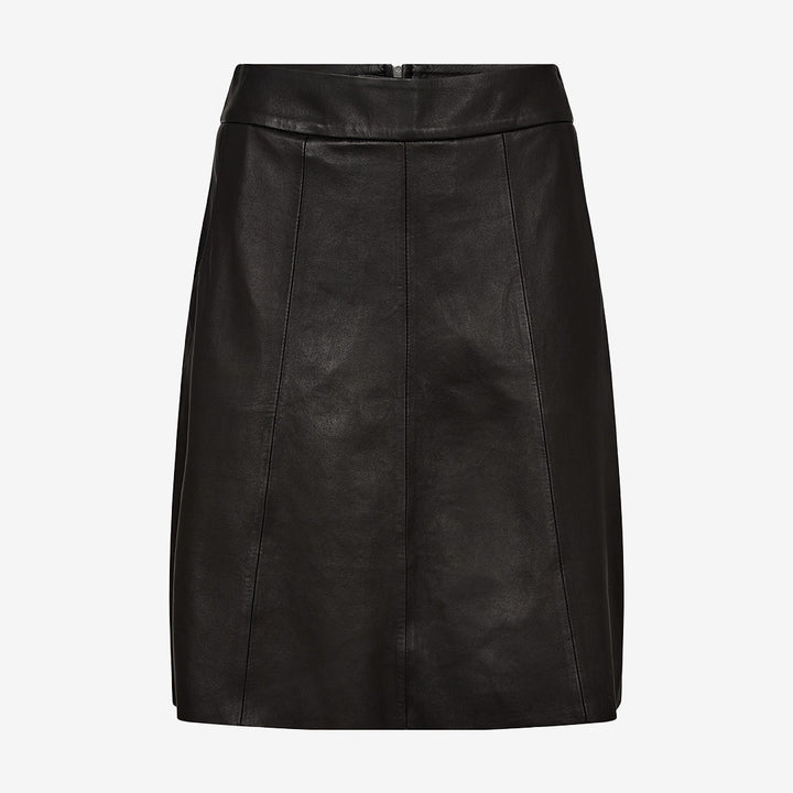 Mos Mosh MMAdalyn Leather Skirt dam Black 168860
