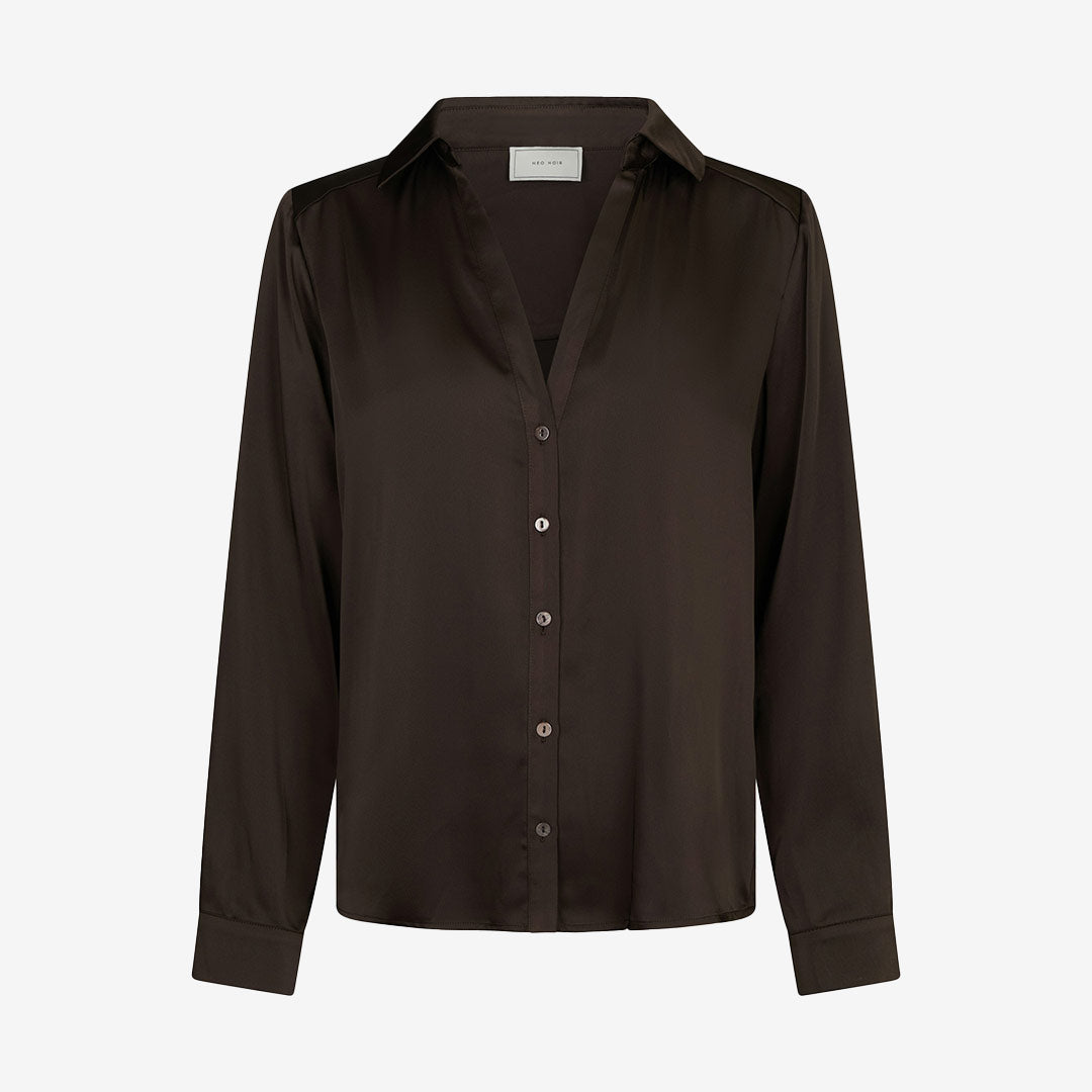 Hazelle Drapy Satin Shirt