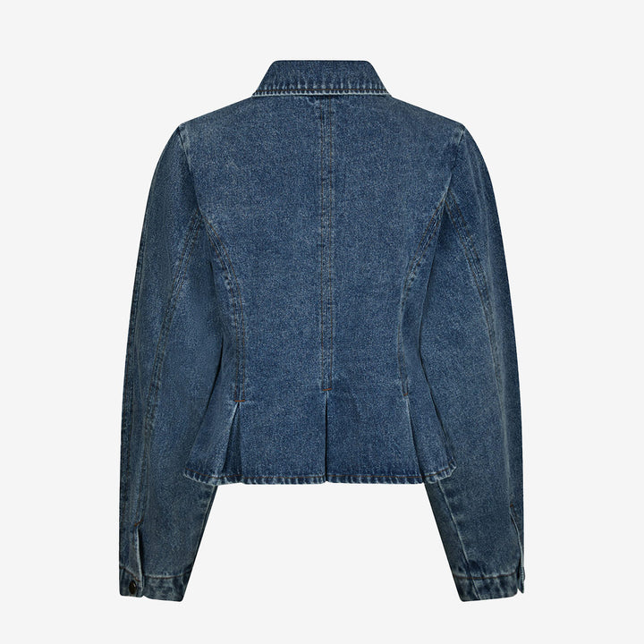 Rivora Denim Peplum Jacket