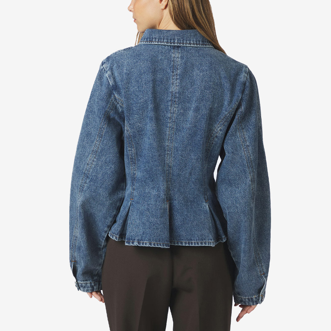 Rivora Denim Peplum Jacket