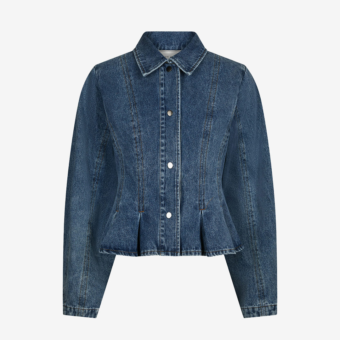 Rivora Denim Peplum Jacket