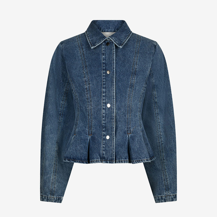Rivora Denim Peplum Jacket