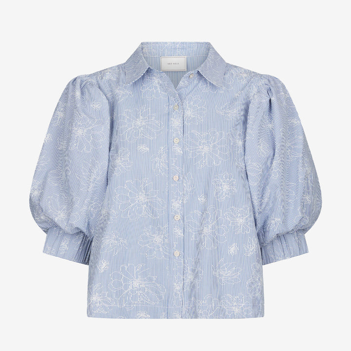 Etta Flower Stripe Shirt