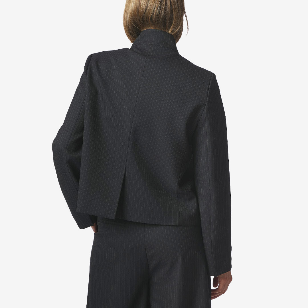 Tiria Slim Pinstripe Blazer