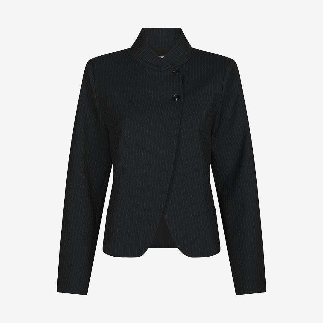 Tiria Slim Pinstripe Blazer