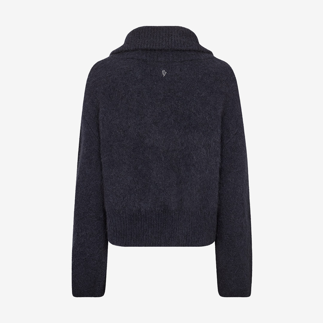 MMHulda Knit Zip Cardigan
