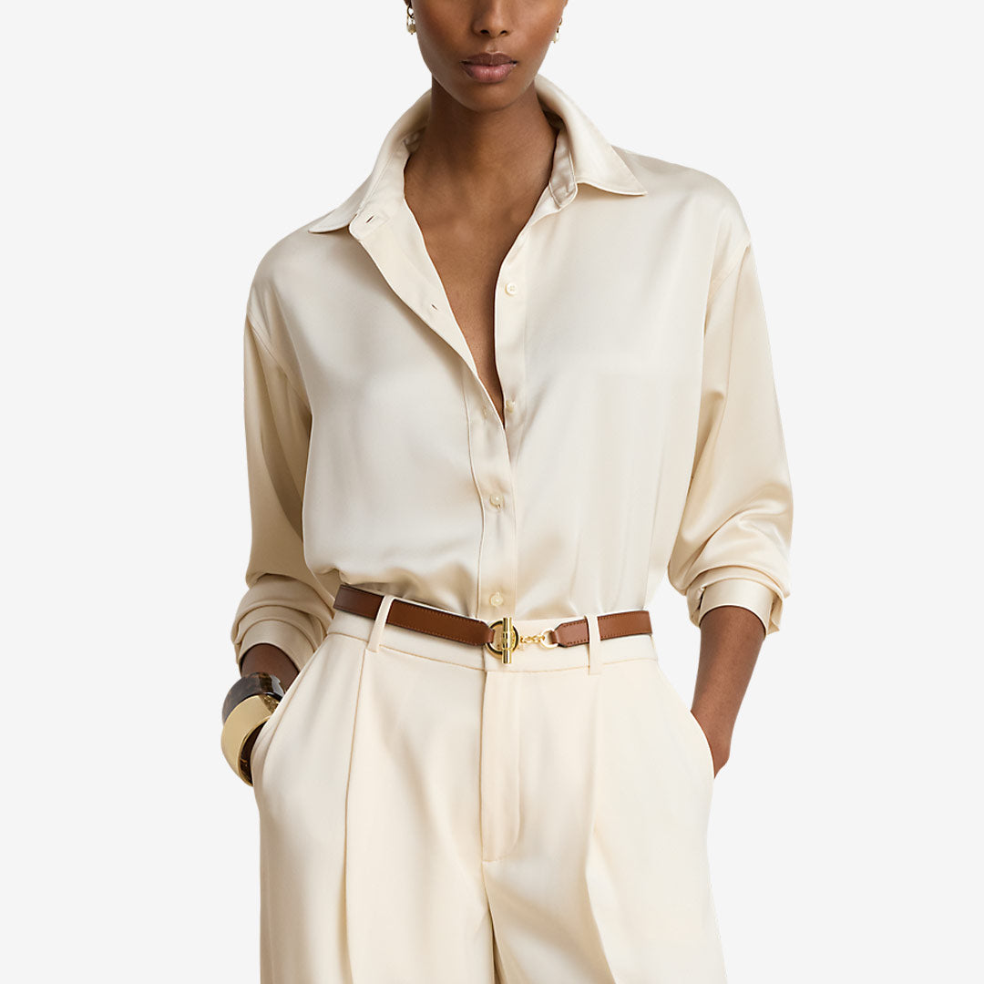 Lauren Ralph Lauren skjorta dam Mascarpone Cream 200B27610002