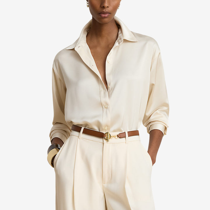 Lauren Ralph Lauren skjorta dam Mascarpone Cream 200B27610002