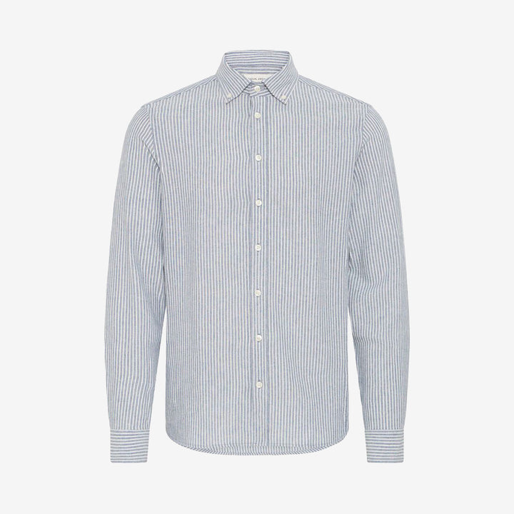 CFHANES LINEN MIX LS SHIRT