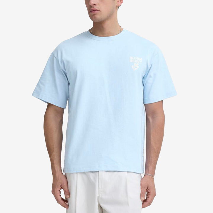 Relaxed t-shirt i färgen Cerulean från Casual Friday modell 20506313