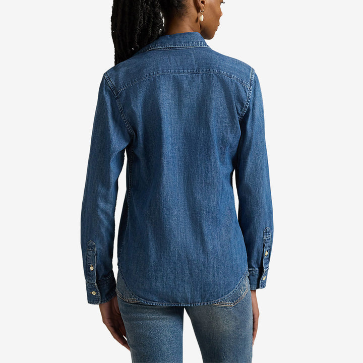 LS CRLTE ST-LONG SLEEVE-BUTTON FRONT SHIRT