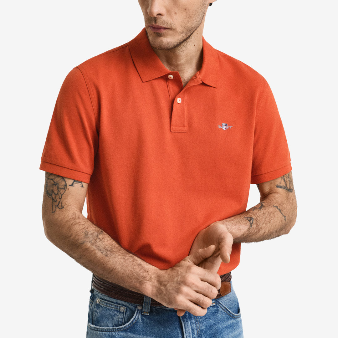 REG SHIELD SS PIQUE POLO