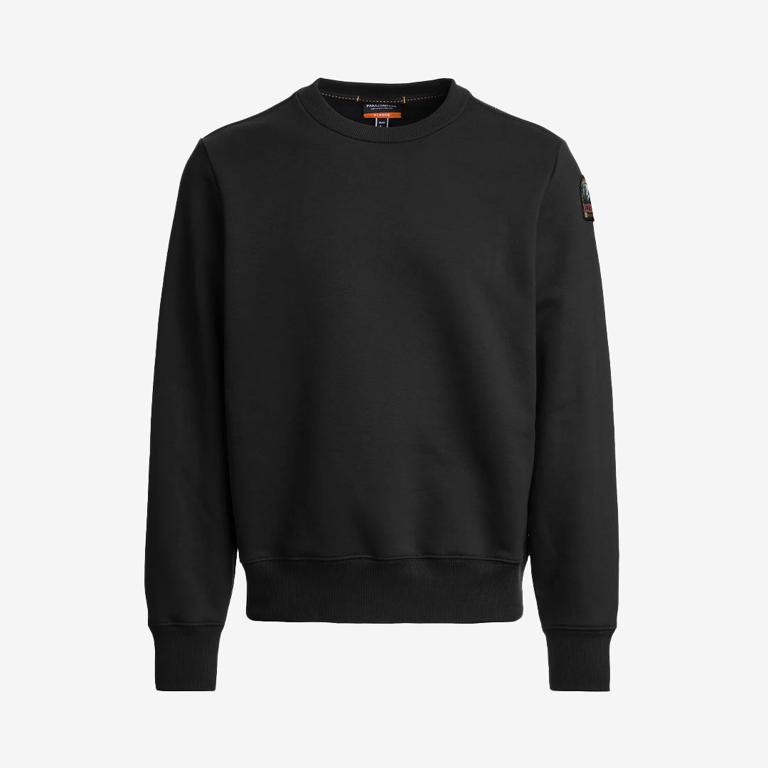 Parajumpers K2 sweatshirt i färgen Black, rundhalsad fleece i bomull och polyester