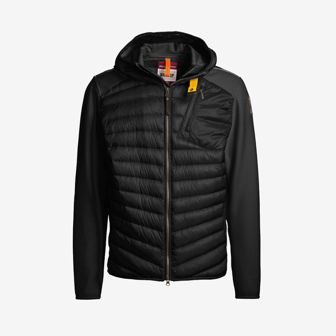 Parajumpers Nolan hybridjacka med luva i svart