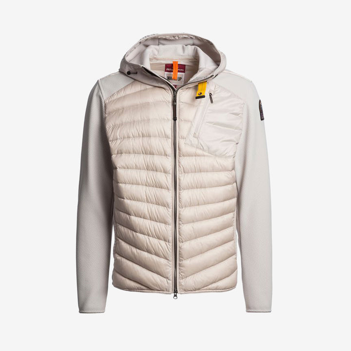 Parajumpers Nolan hybridjacka med luva i färgen Pelican
