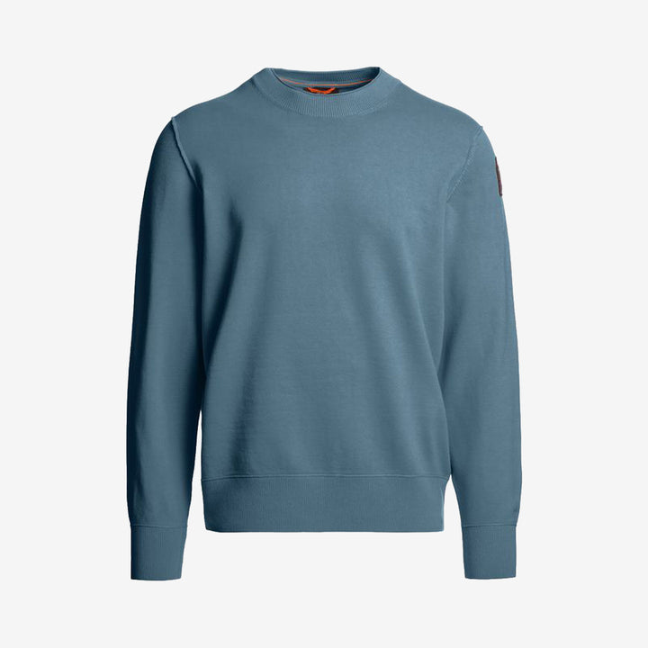 Parajumpers Basic Braw Marine sweater för herr i mjuk bomullsblandning