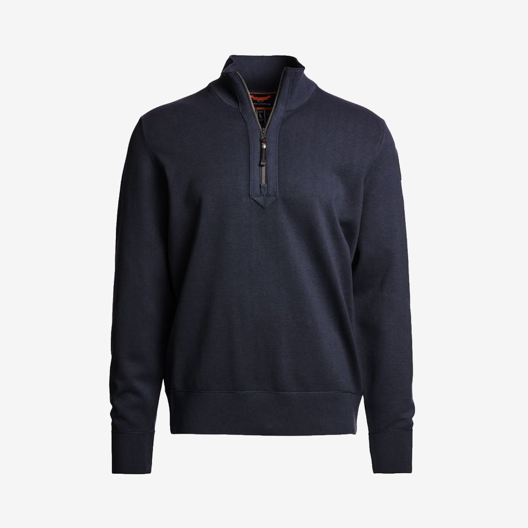 Parajumpers Basic Scoe Bone half zip tröja för herr i mjuk bomullsblandning
