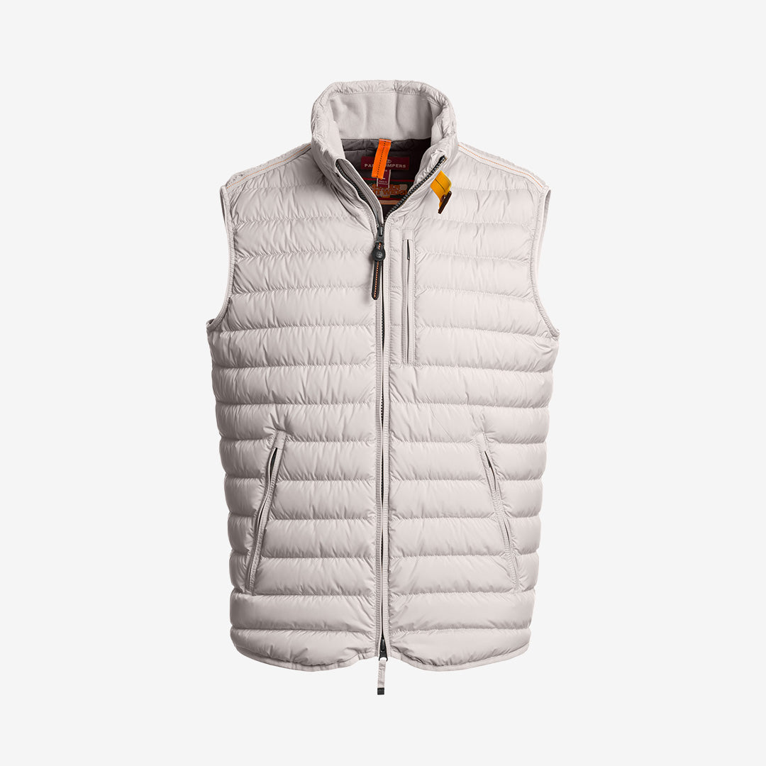 Parajumpers Perfect väst i färgen Pelican för herr, lätt och värmande