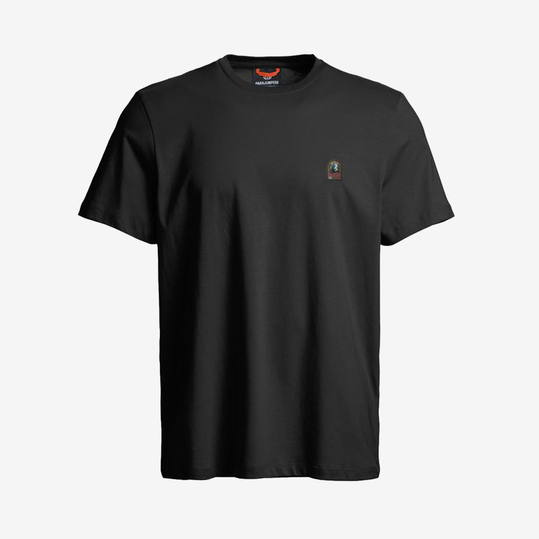 Parajumpers Patch Tee t-shirt i färgen Black för herr, mjuk och bekväm
