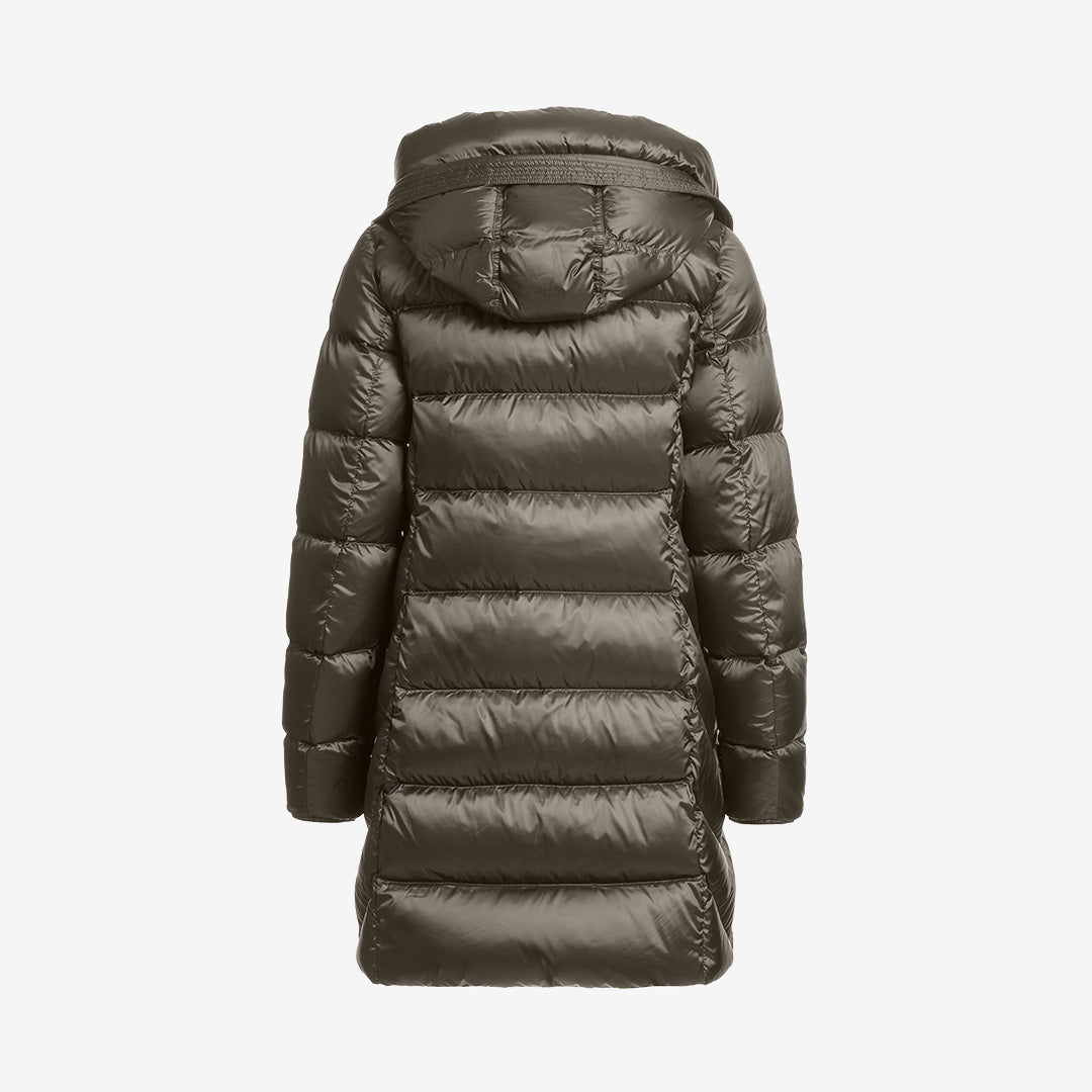 MARION - WOMAN HOODED DOWN JACKET WOVEN